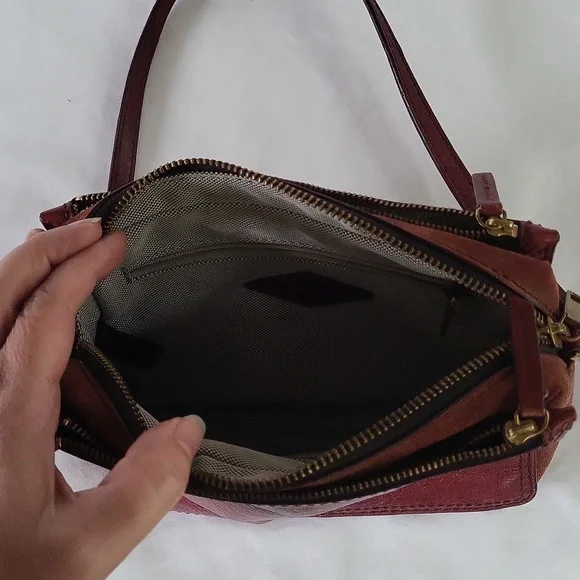 Fossil Campbell Leather Crossbody Bag - Picture 6 of 11